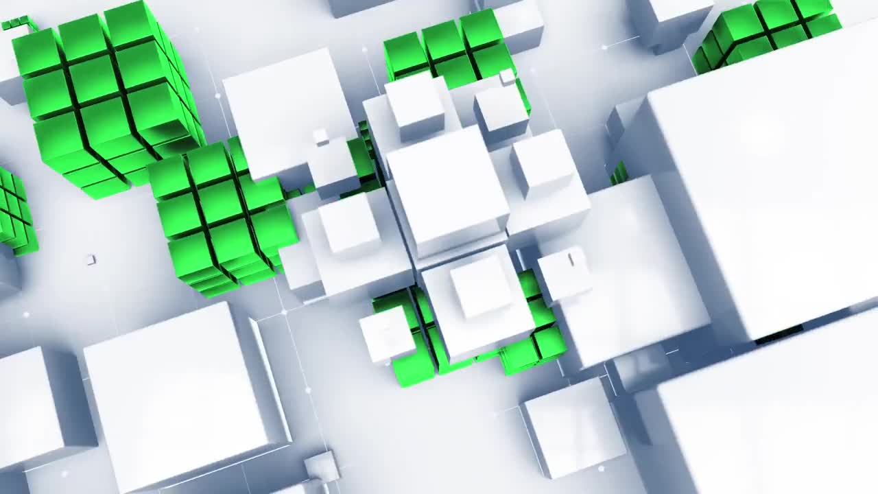 Cubes Array Logo - Final Cut Pro Templates | Motion Array