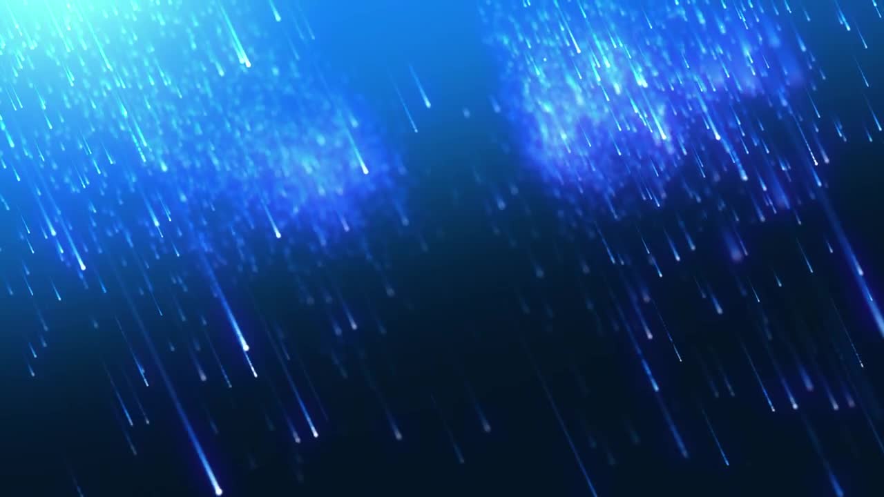 Blue Meteor Shower 4K Background - Stock Motion Graphics | Motion Array