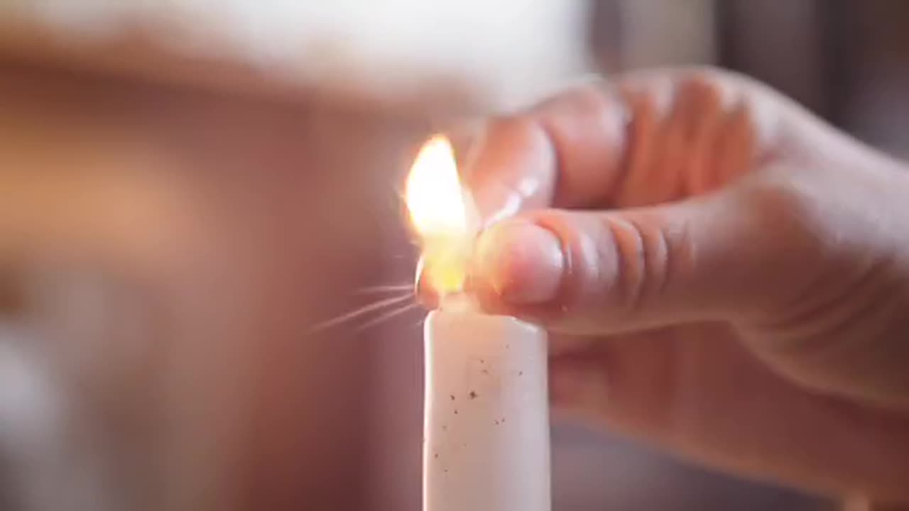 Putting Out Candle With Fingers Stock Video Motion Array