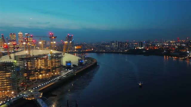 North Greenwich Peninsula: Stock Video