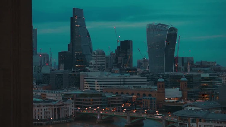 London And St Paul's Cathedral : Stock Video