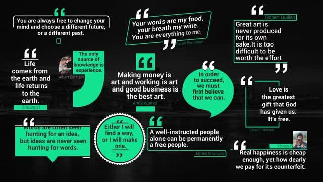 Clean Minimal Quotes: After Effects Templates