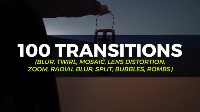 100 Transition Pack: Premiere Pro Templates