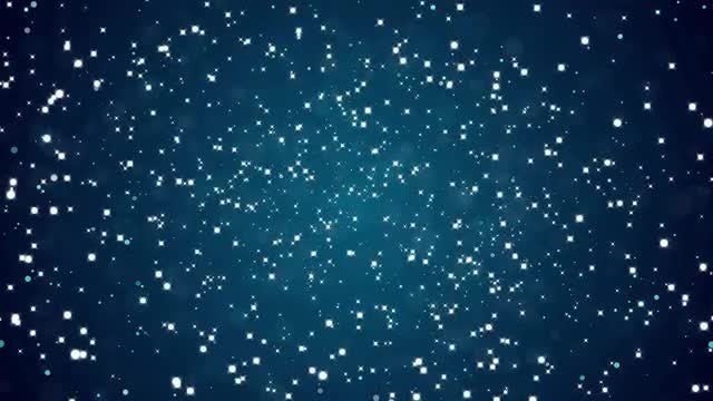 Shimmering Rotating Particles: Stock Motion Graphics