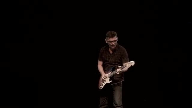 Man Playing The Guitar: Stock Video