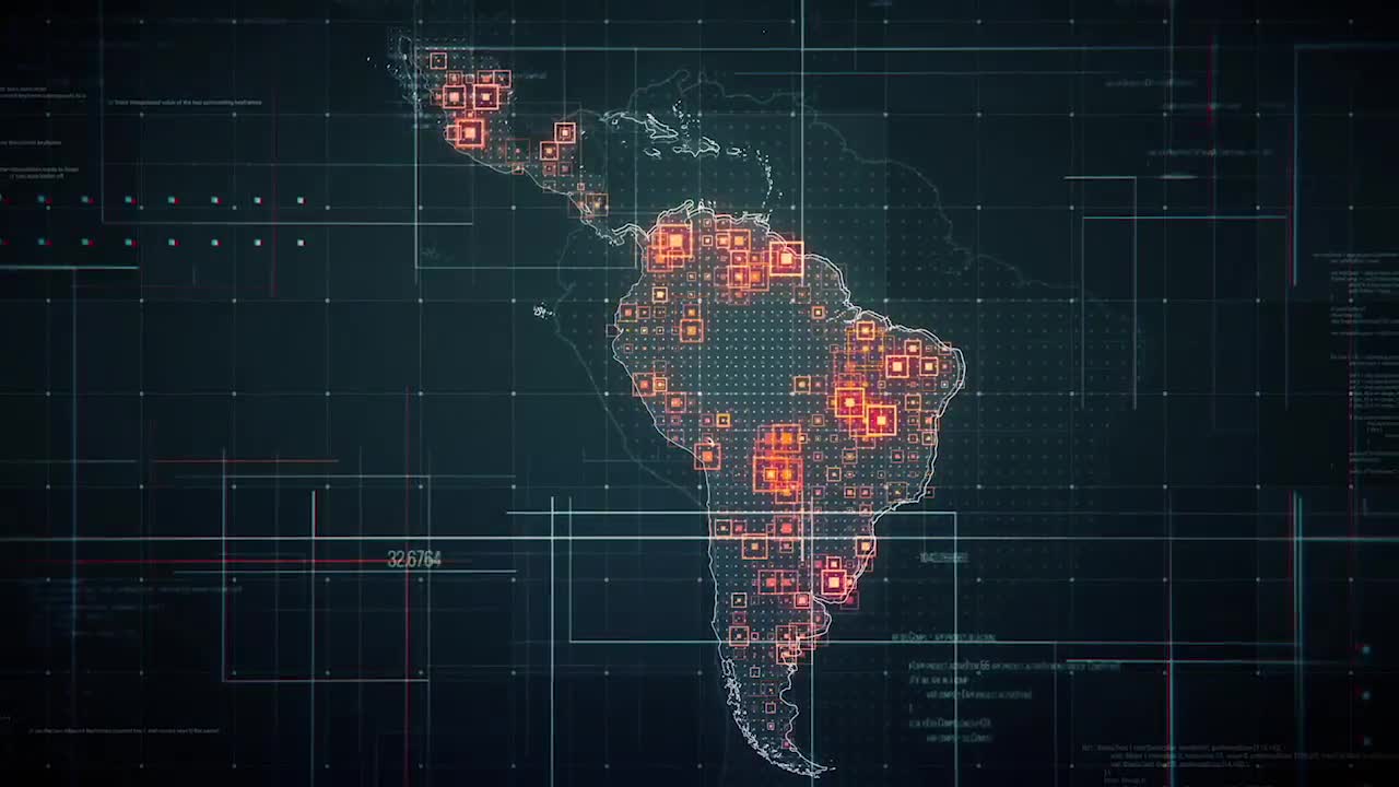 Digital Latin America Map Pack Stock Motion Graphics Motion Array
