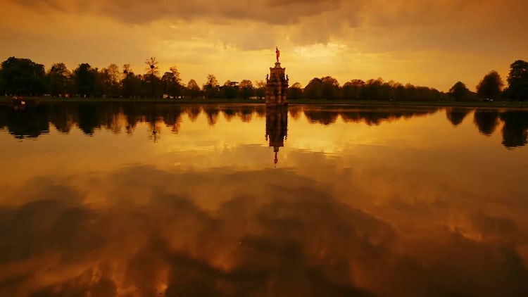 Bushy Park In London, England: Stock Video