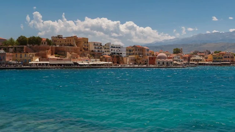 Seaside Timelapse In Crete, Greece: Stock Video