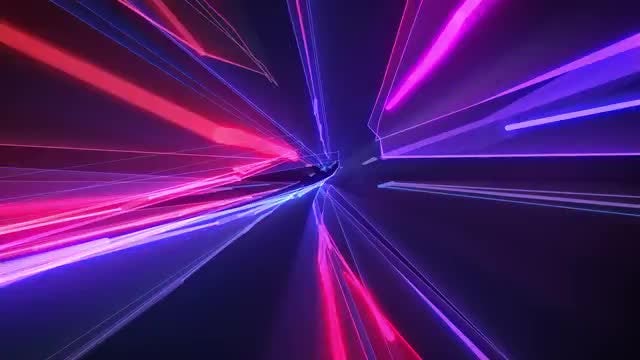Warp Speed Laser Show: Stock Motion Graphics