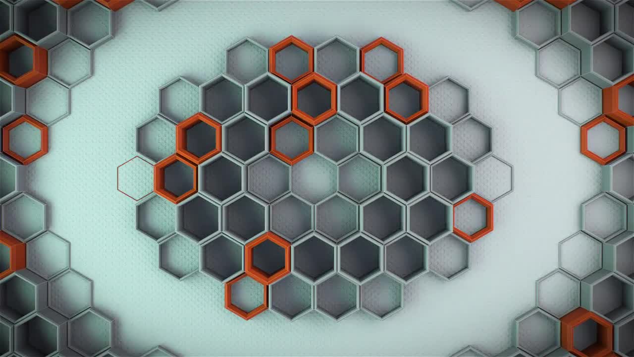 Hex Wave - Stock Motion Graphics | Motion Array