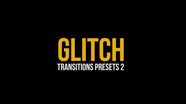 Glitch Transitions Presets 2: Premiere Pro Presets