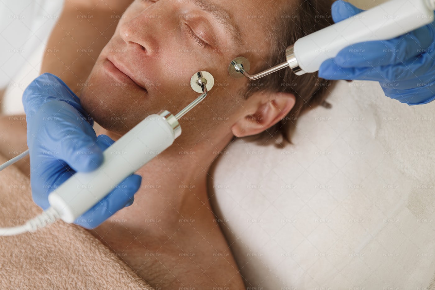 Electrolysis Facial Treatment - Stock Photos | Motion Array