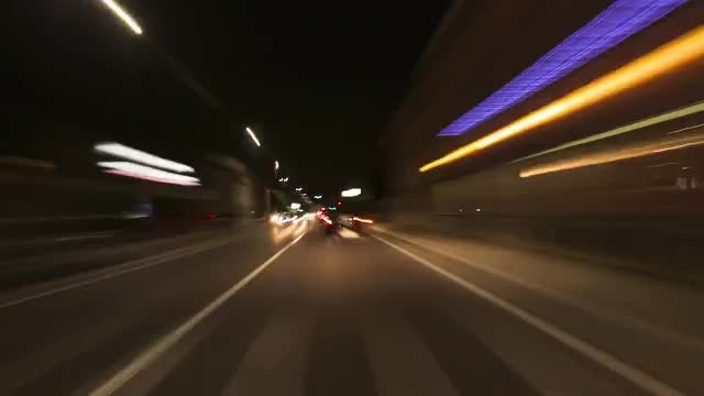 Time Lapse Of Speed Drive: Stock Video