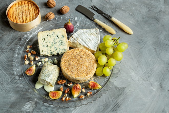 Assortment Of French Cheese - Stock Photos | Motion Array