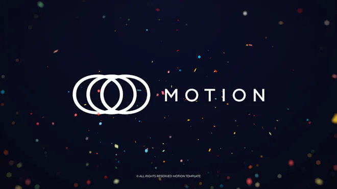 Confetti Burst - Logo Reveal