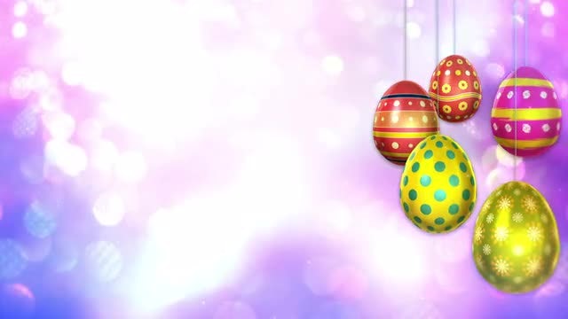 Easter Magic Background: Stock Motion Graphics