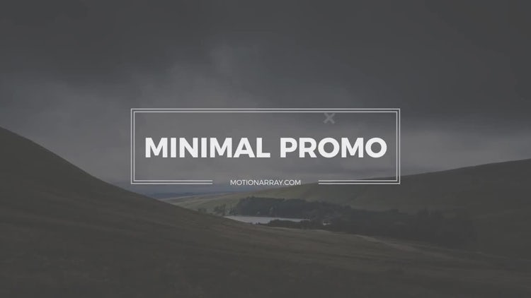 Minimal Promo: After Effects Templates