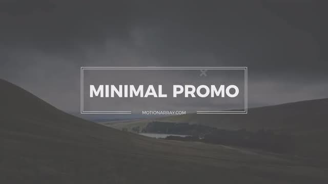 Minimal Promo: After Effects Templates