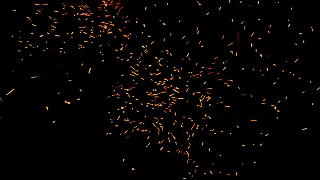 Embers Blowing Against Dark Background Stock Video Motion Array
