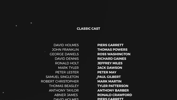 Film Credits - After Effects Templates | Motion Array