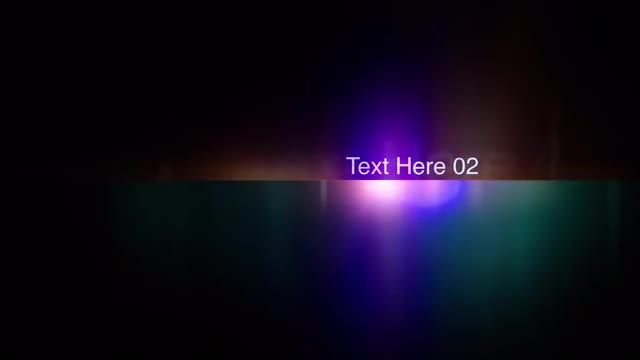 Light Titles: After Effects Templates
