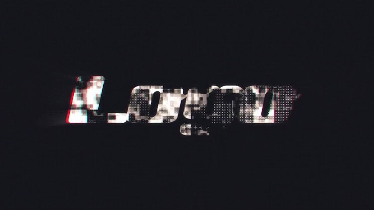 Glitched Logo: After Effects Templates