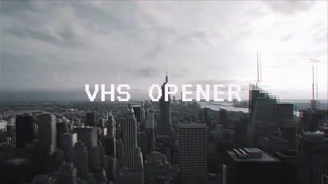 VHS Opener: Premiere Pro Templates