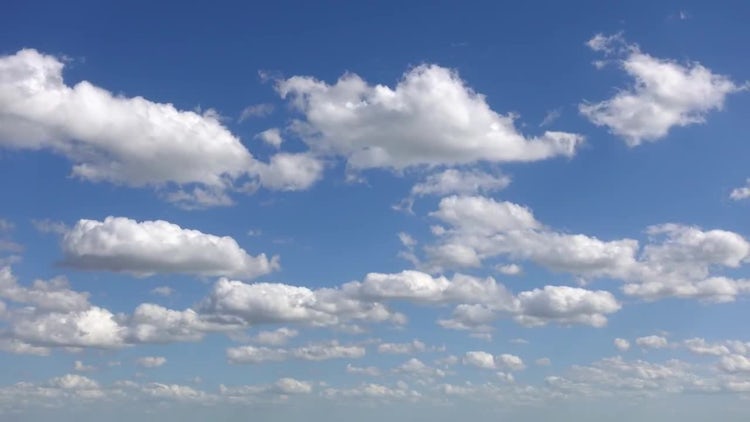 Time Lapse Of White Clouds: Stock Video