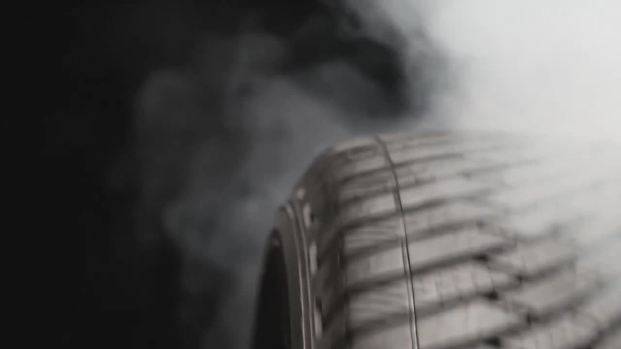 Smoke From A Tire Stock Video Motion Array
