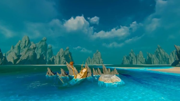 Shipwreck: Stock Motion Graphics