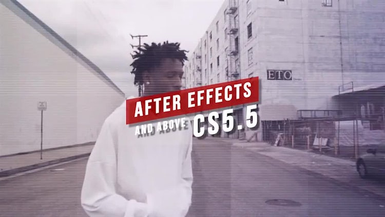 Urban Glitch Opener: After Effects Templates