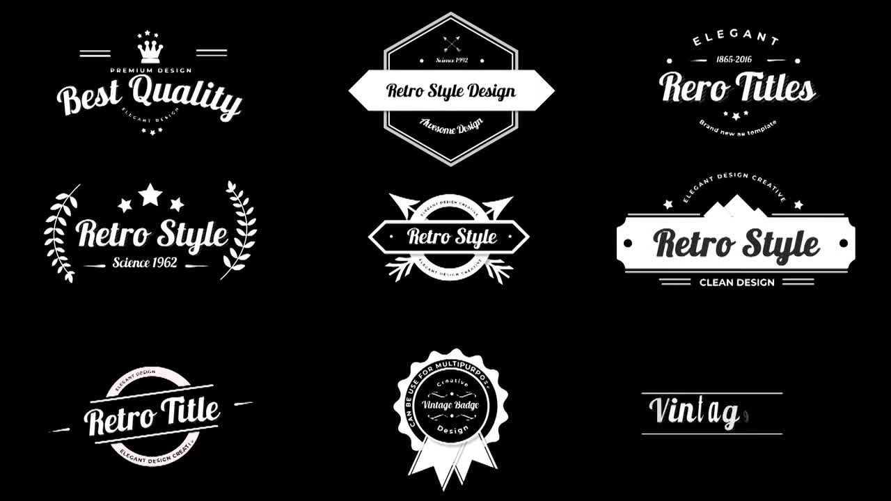 Retro Title Pack - Motion Graphics Templates | Motion Array