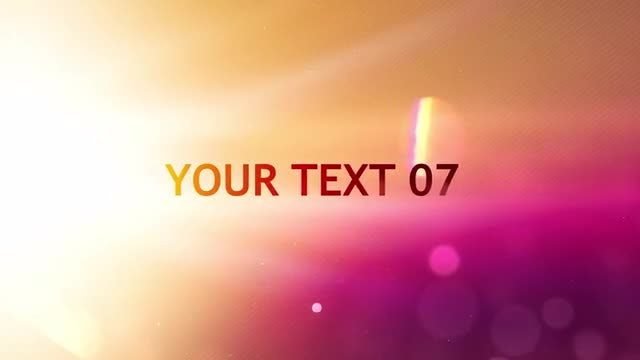 Colorful Type: After Effects Templates