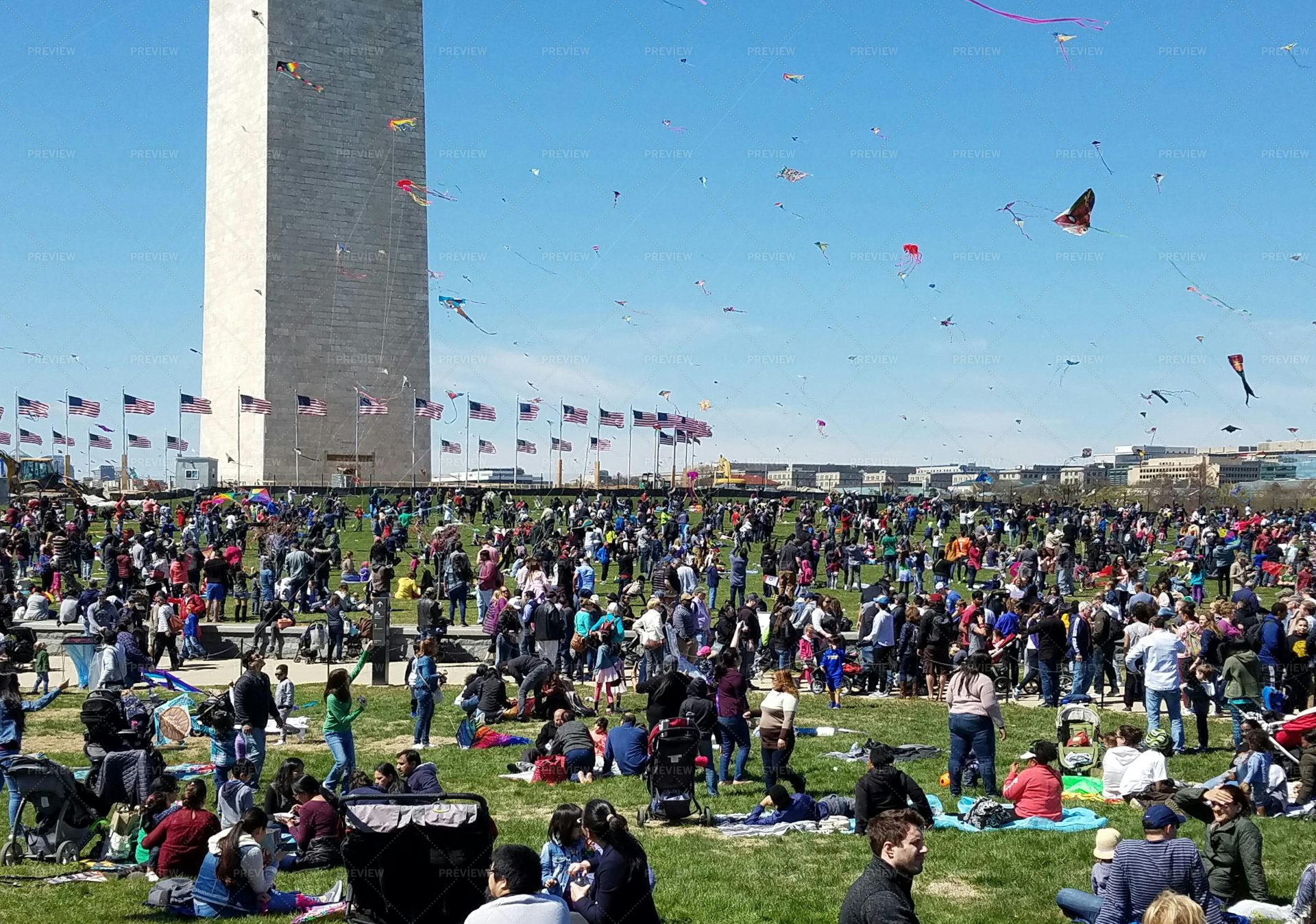 Washington, DC Kite Festival Stock Photos Motion Array