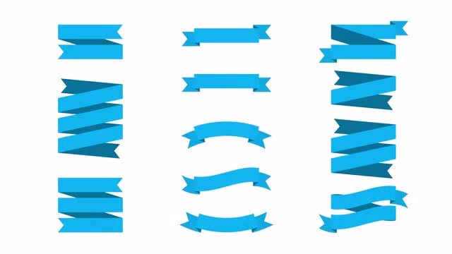 4K Ribbons Pack: Stock Motion Graphics
