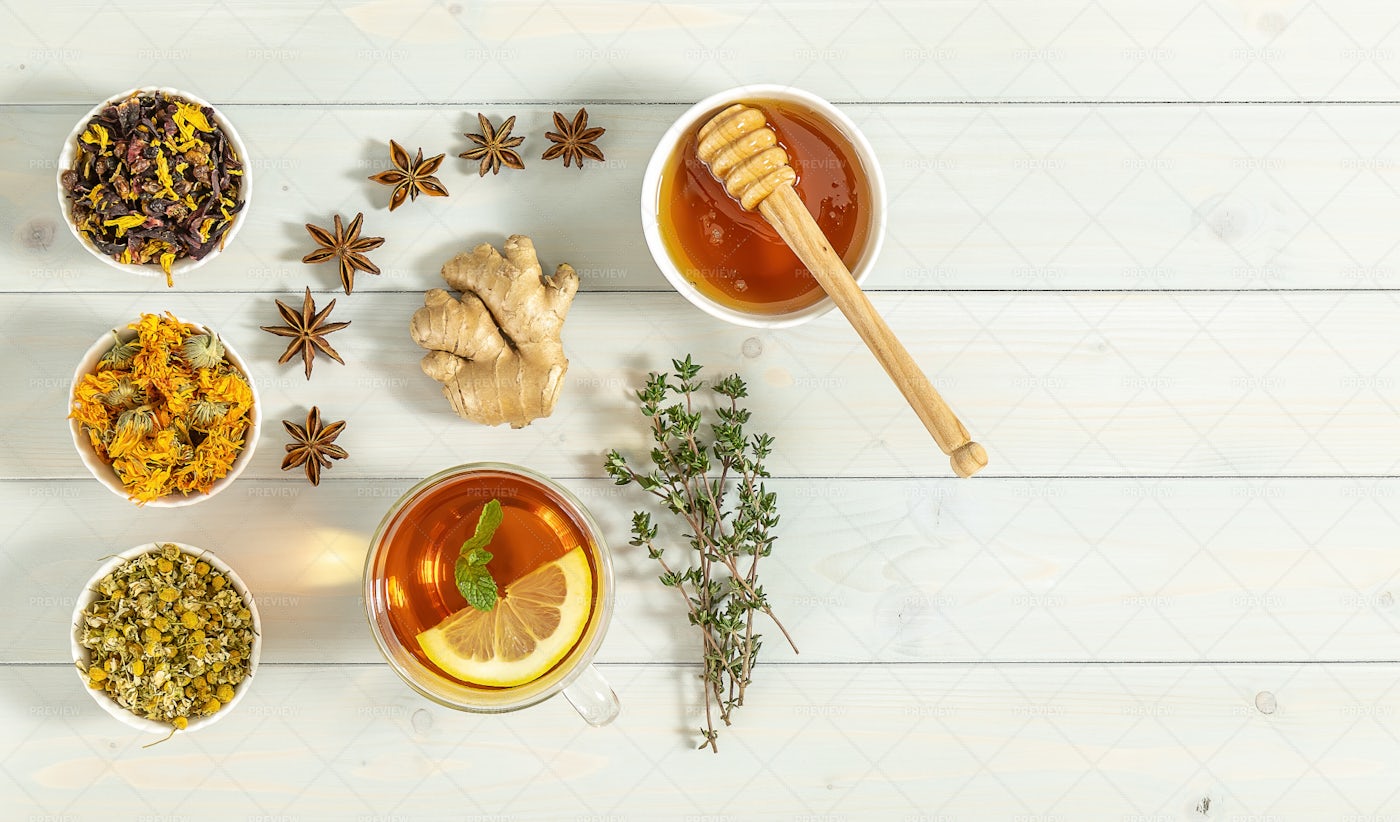 Tea With Spices: Stock Photos