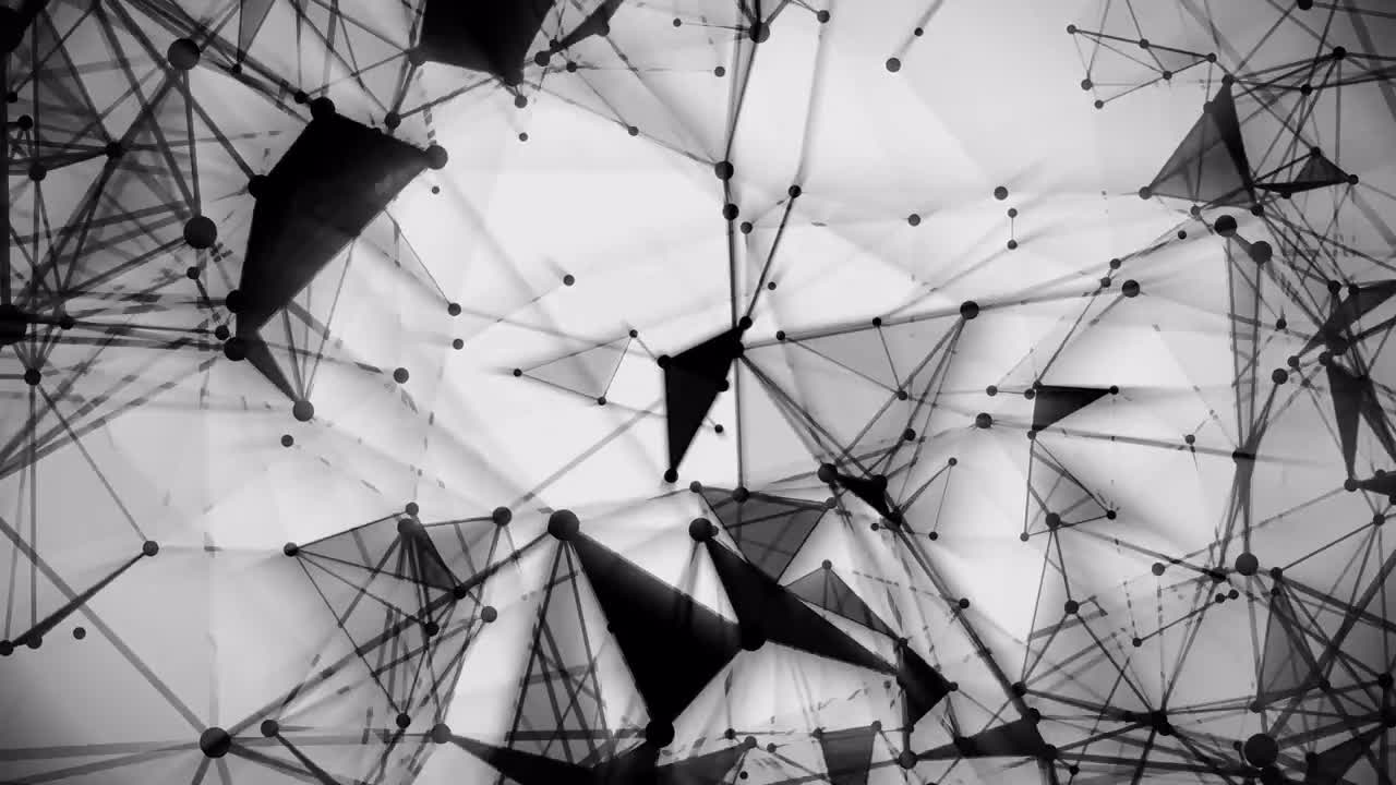 Black White Abstract Geometric Background Stock Motion Graphics Motion Array