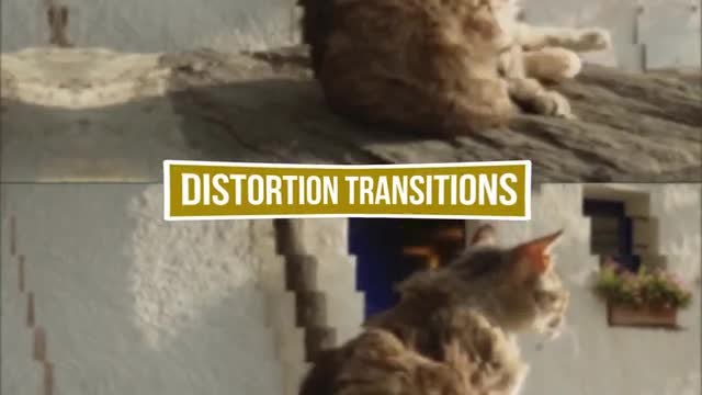 Distortion Transitions Pack: Premiere Pro Templates