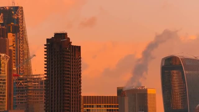 Air Pollution In London: Stock Video