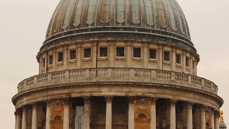 St. Paul's Cathedral In London: Stock Video