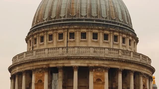 St. Paul's Cathedral In London: Stock Video