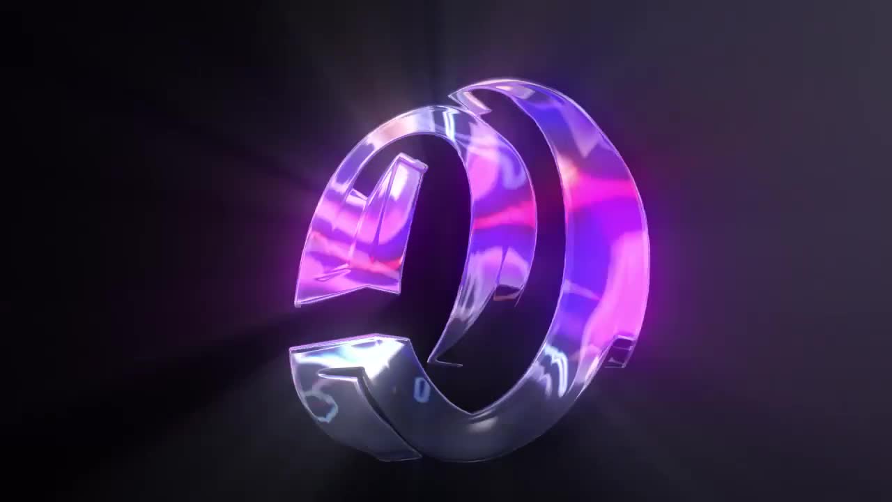 Elegant Dark Glass Logo - After Effects Templates | Motion Array