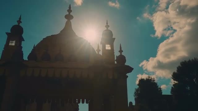 Royal Pavilion Palace In Brighton: Stock Video