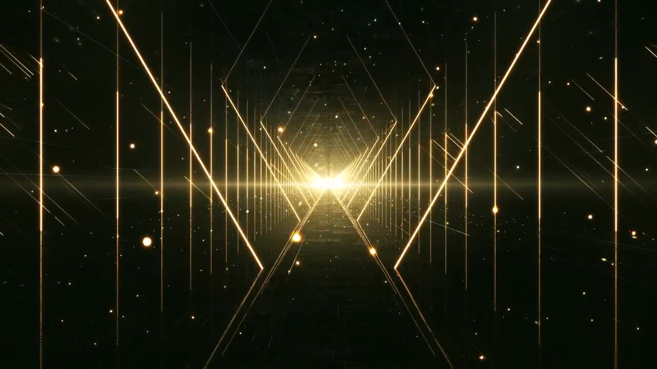 Dark Walkway With Meteor Shower Loop Stock Motion Graphics Motion Array