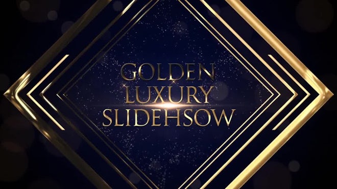 Golden Luxury Slideshow Premiere Pro Templates Motion Array