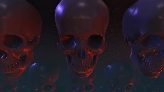 Skull Loop: Stock Motion Graphics