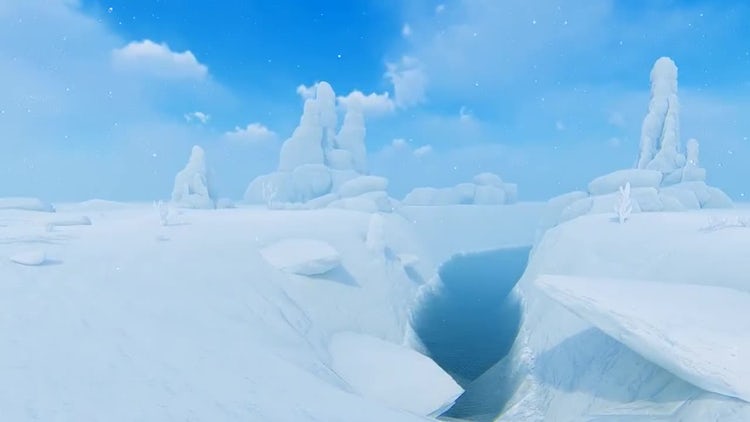 Snow In The Desert: Stock Motion Graphics
