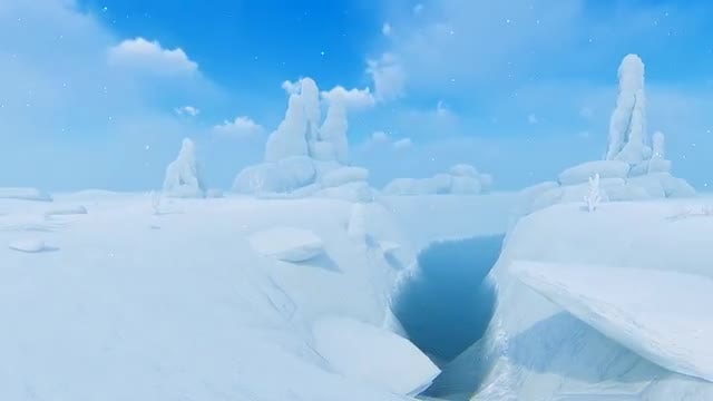 Snow In The Desert: Stock Motion Graphics