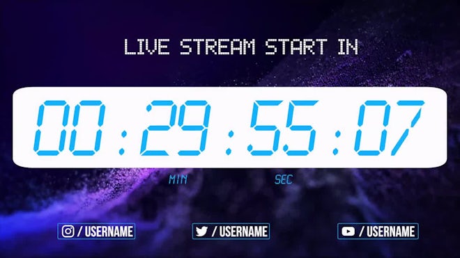 Renewal Live Streaming Countdown, Playback Media