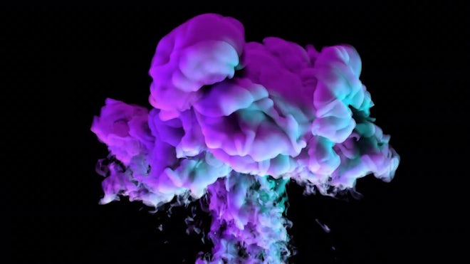 Purple Paint Explosion 4K, Motion Graphics ft. artistic & color